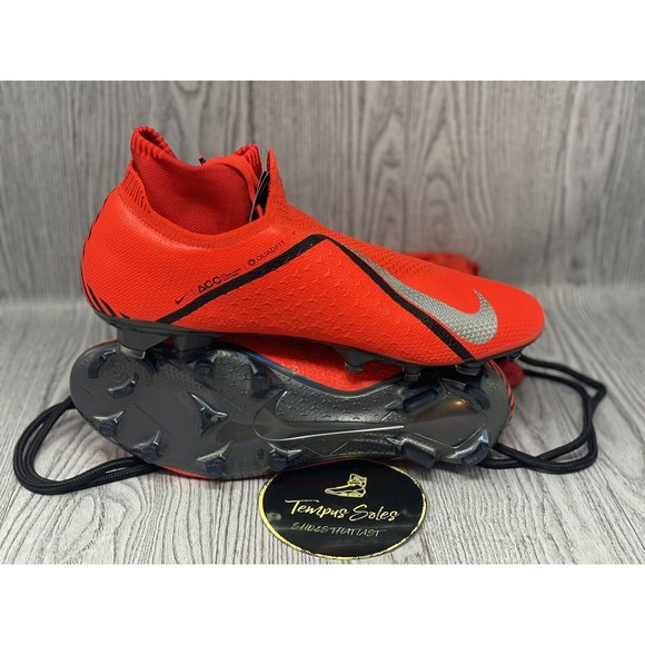 Nike Phantom Vision Elite DF FG Men\'s Soccer Cleats Crimson AO3262-600 Sz 12.5 main image 5